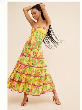 Farm Rio Delicate Fruit Garden Halter Maxi